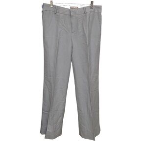 Banana Republic Gray Linen Blend  Wide Leg Trouser Pants